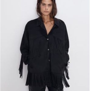 Zara Fringe Jacket